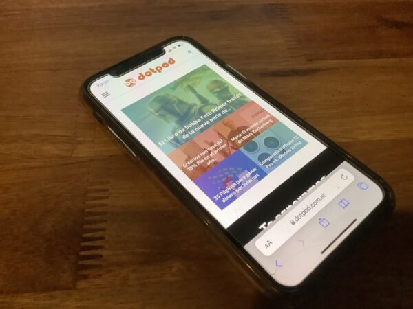 Dotpod.com.ar en iPhone.